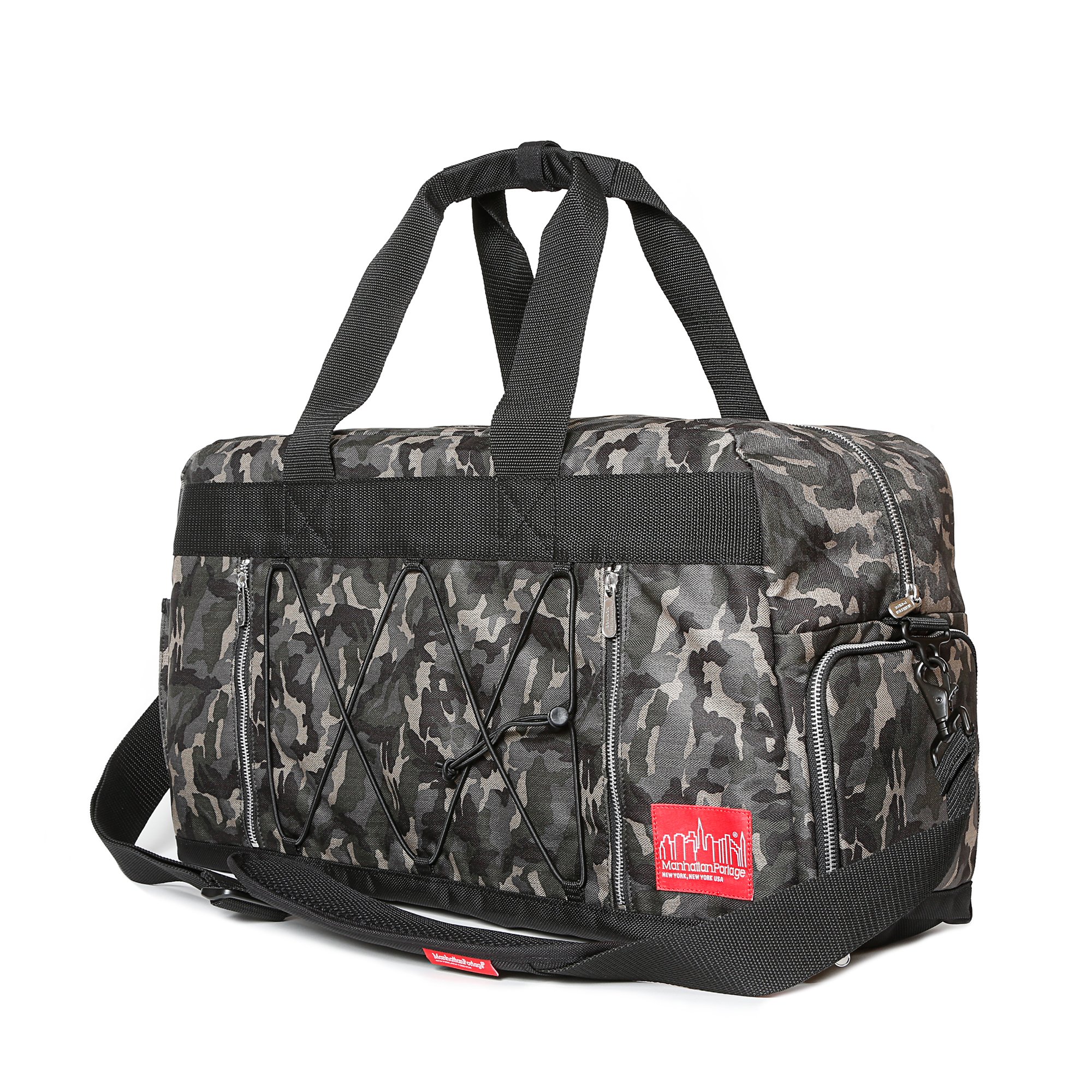 Manhattan Portage Twill Duffel Bag - Camouflage Design, One Size - Durable Travel & Gym Bag for Men & Women - Perfect for Camping, Workouts & Weekend Getaways