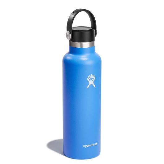 21 oz Standard Mouth Water Bottle - BPA Free, Leak Proof Stainless Steel Insulated Bottle for Gym, Hiking & Everyday Use
