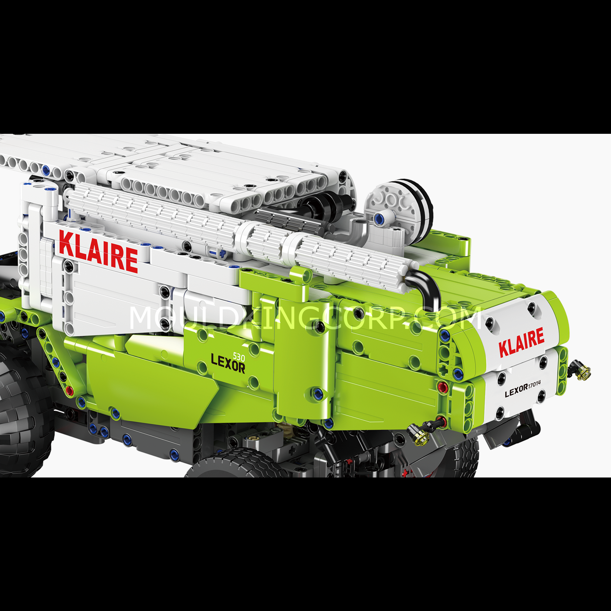 Mould King 17014S KLAIRE LEXOR Harvester Building Set - 1,347 Pieces STEM Toy for Kids & Adults | Creative Construction Model for Farm Equipment Lovers, Educational Gift Idea for Birthday & Christmas