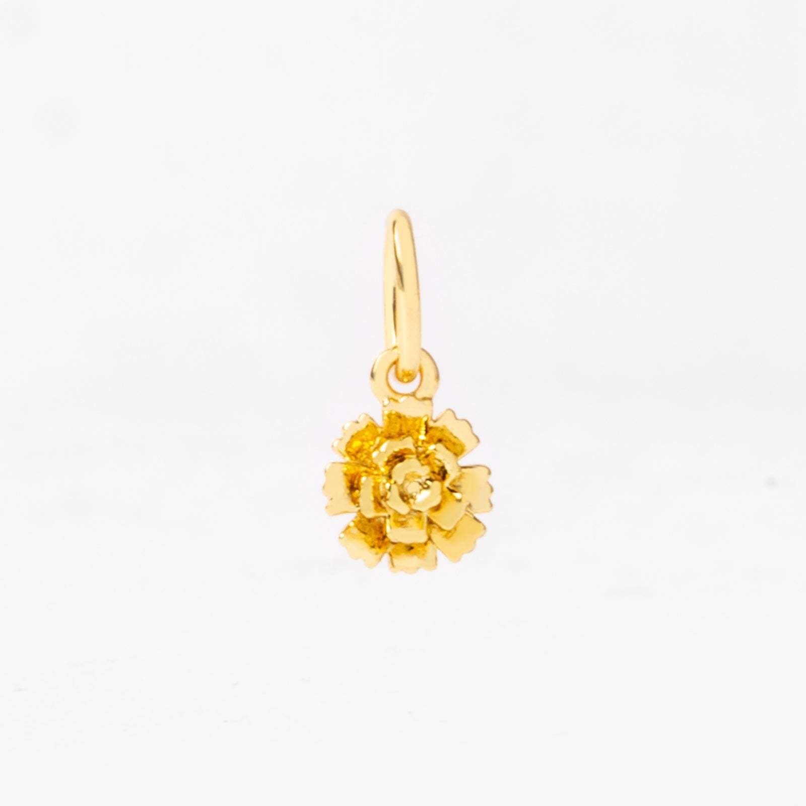 18k Gold Birth Flower Charm & Pendant Necklace - Personalized Floral Jewelry Gift for Women - Perfect for Birthdays, Anniversaries & Special Occasions