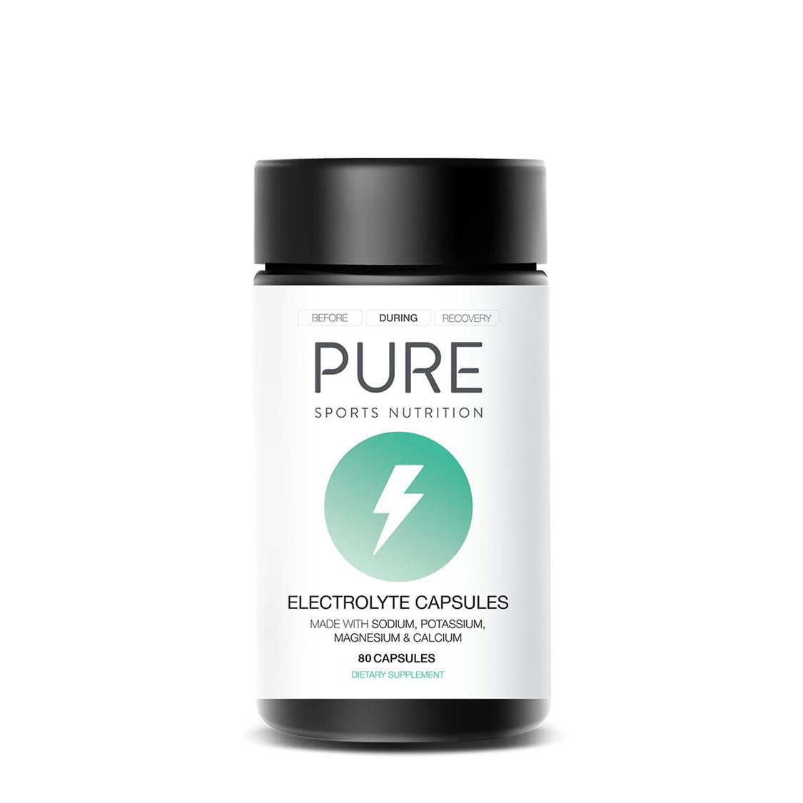 Pure Electrolyte Replacement Capsules | Fast Hydration & Recovery | Perfect for Athletes, Workouts & Travel