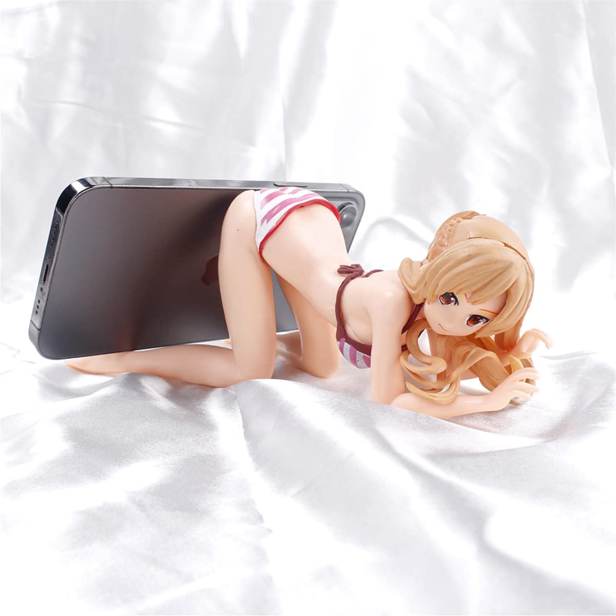 Purism Japanese Anime Figure Phone Holder - Cute Kawaii Phone Stand for Desk, Office & Home Decor | Anime Gift for Fans