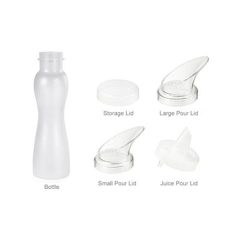 Premium SDB 32 oz Salad Dressing Bottle Set - 5 Piece Glass Condiment Dispenser with Pour Spout - Perfect for Restaurants, Kitchens & Home Entertaining