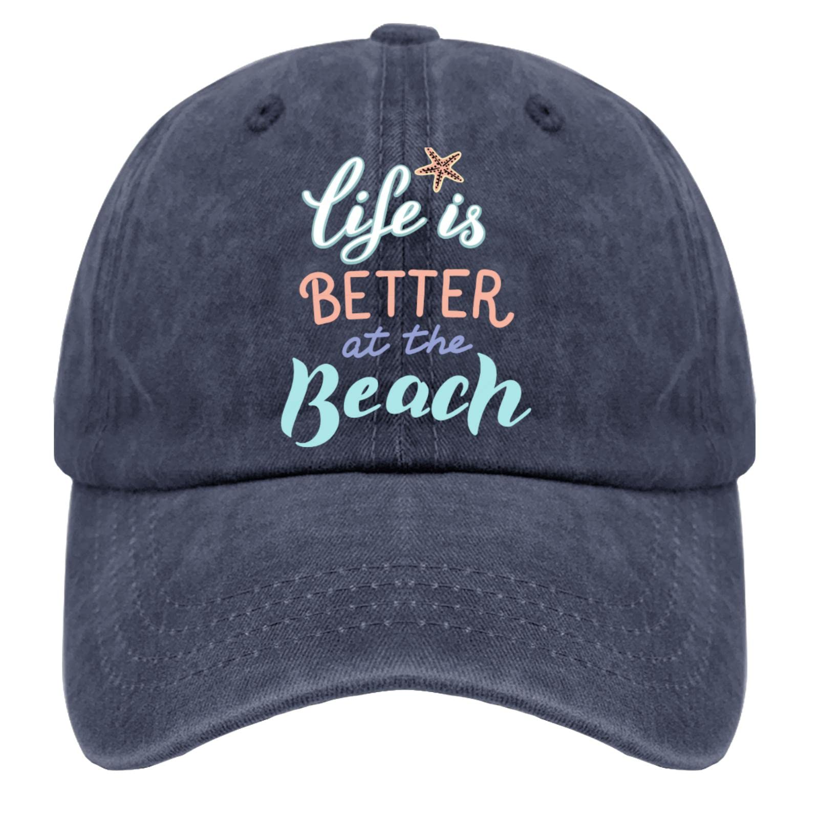 Men's Beach Baseball Cap - Cotton Flex Fit for Climbing & Outdoor