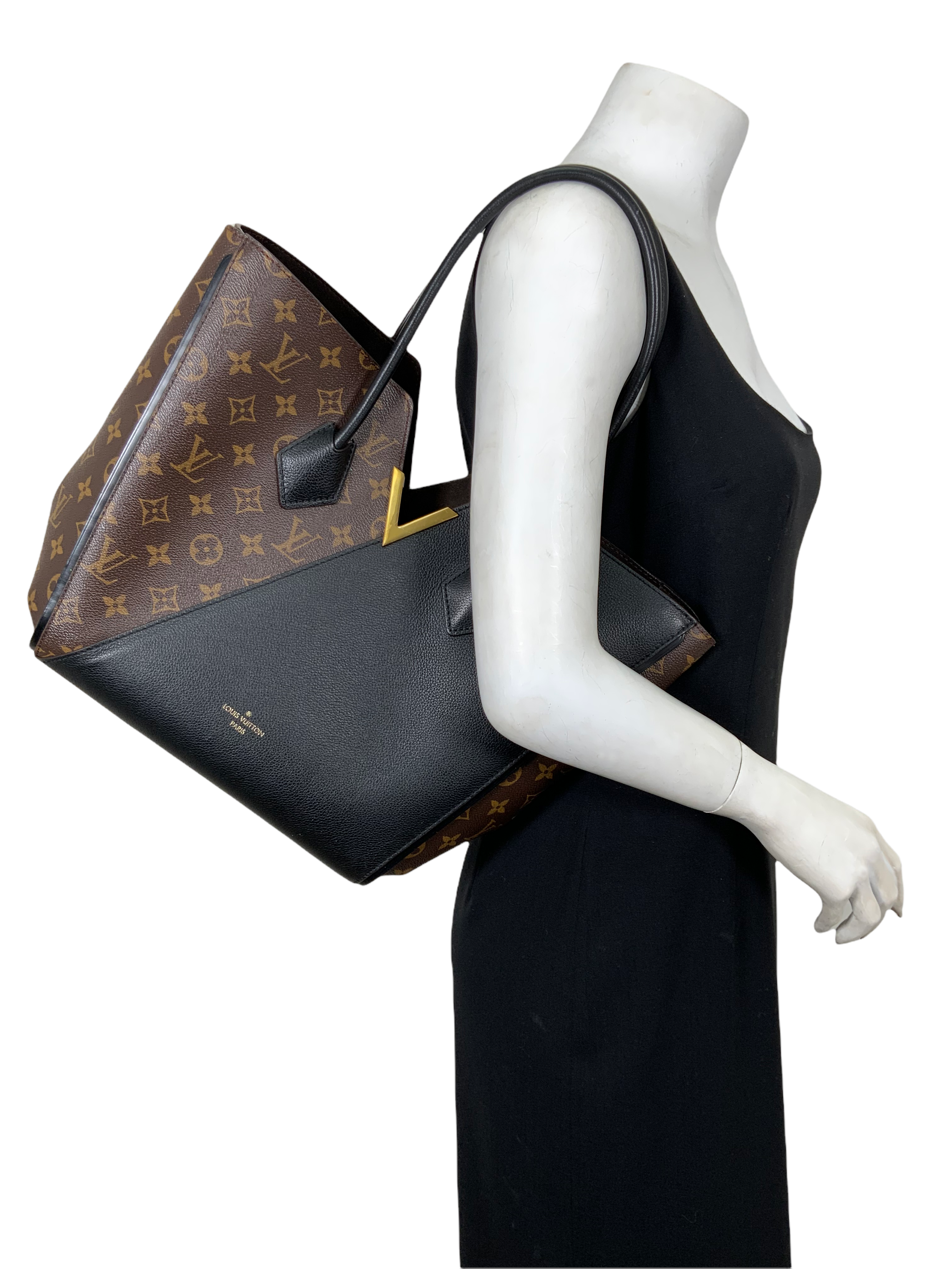 Louis Vuitton Kimono MM Monogram Canvas & Leather Tote Bag for Women - Luxury Designer Handbag for Work, Travel & Everyday Use