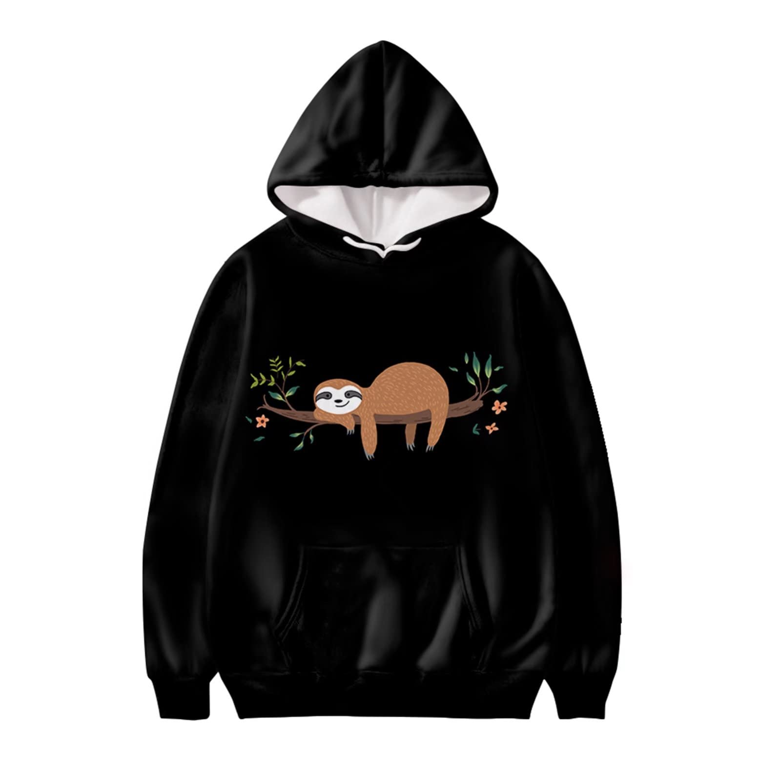 Dolyues Men's Casual Pullover Hoodie - Long Sleeve Graphic Sweatshirt with Hood | Trendy Streetwear for Everyday Wear & Outdoor Activities