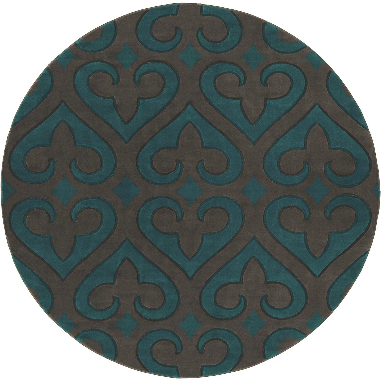 United Weavers of America Bristol Heartland Turquoise Round Rug 7'10