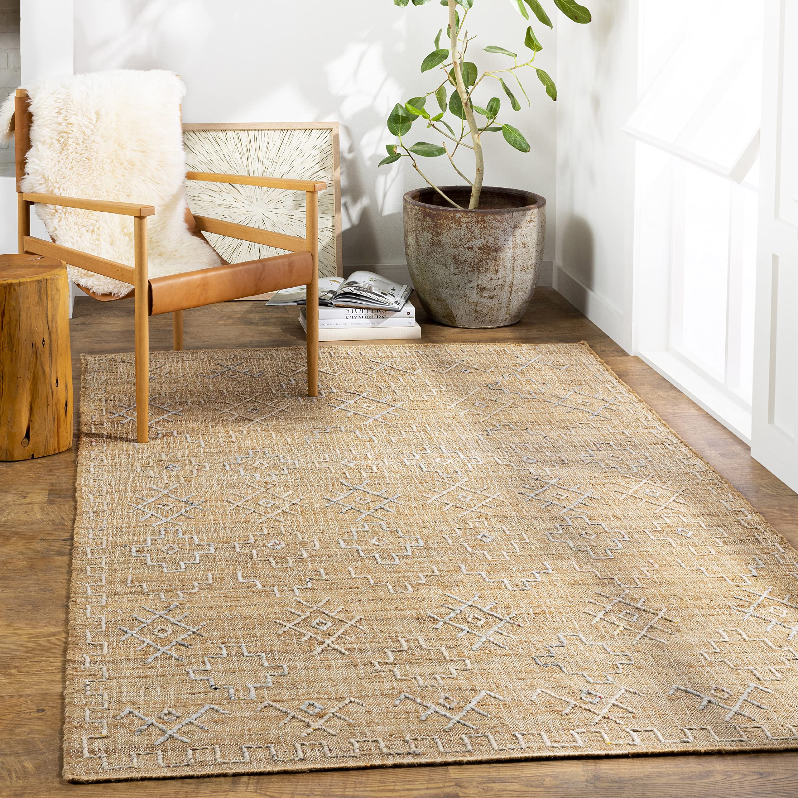 Mark&Day 5x7 Maltby Bohemian Area Rug - Medium Gray, Cream & Beige Vintage Design for Living Room, Bedroom, Kitchen - Soft & Durable (5' x 8') | Perfect for Boho Home Decor & High Traffic Areas