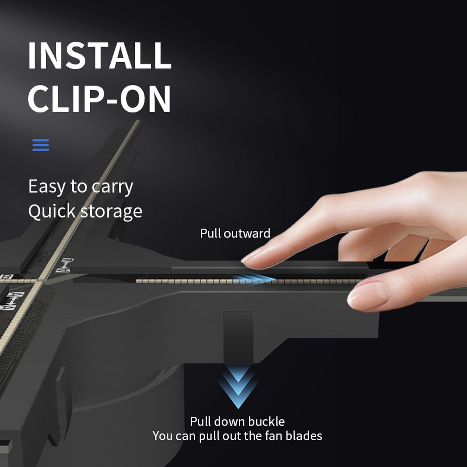 50cm 4-Blade 3D Hologram Fan with 2000x510 LED Display - 4GB Memory Card Included | 3D Holographic Projector for Advertising, Parties, Bars & Exhibitions | Perfect for Nightclubs, Trade Shows & Retail Displays