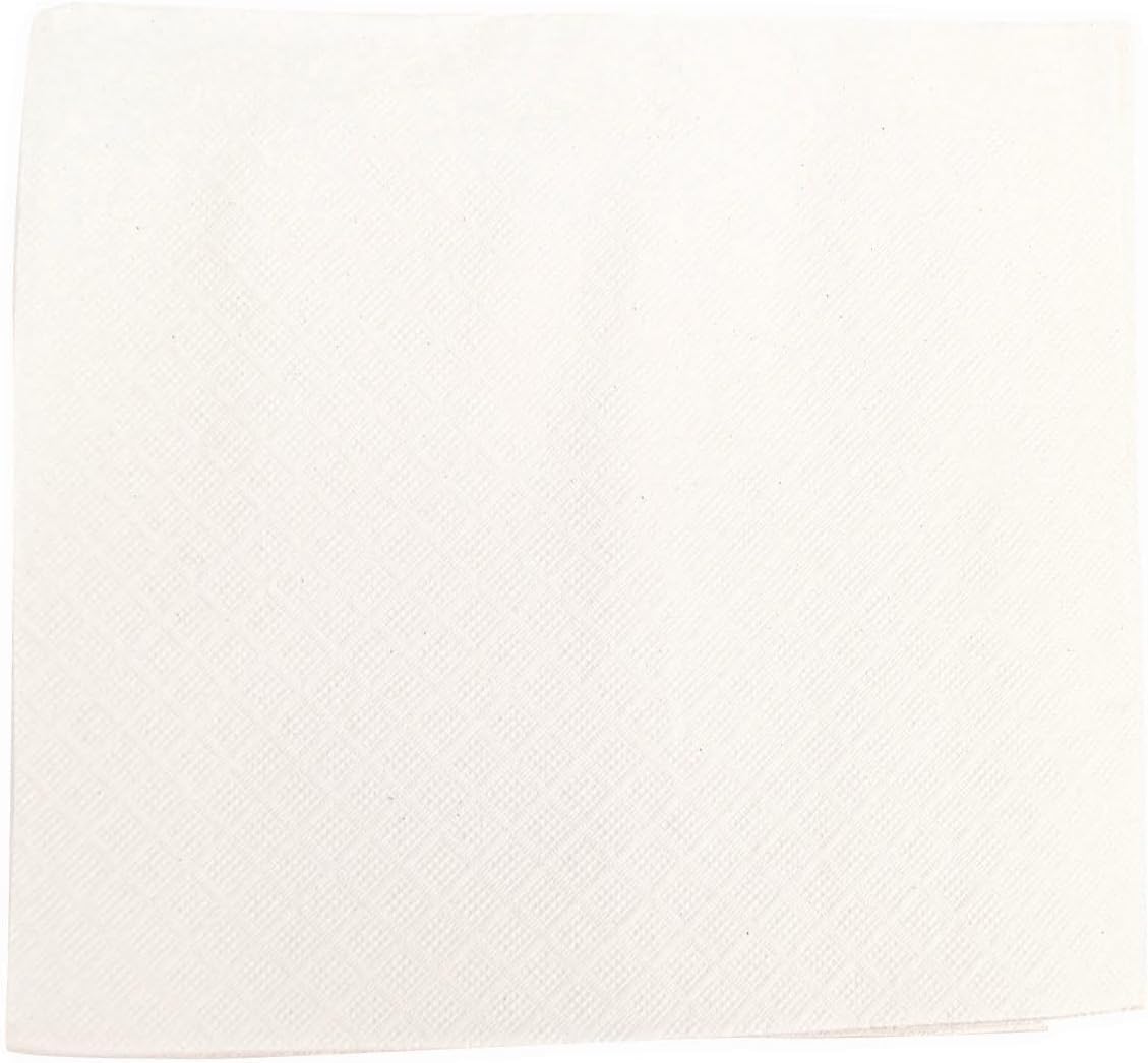 Premium White 1-Ply Morcon Paper Dinner Napkins 17