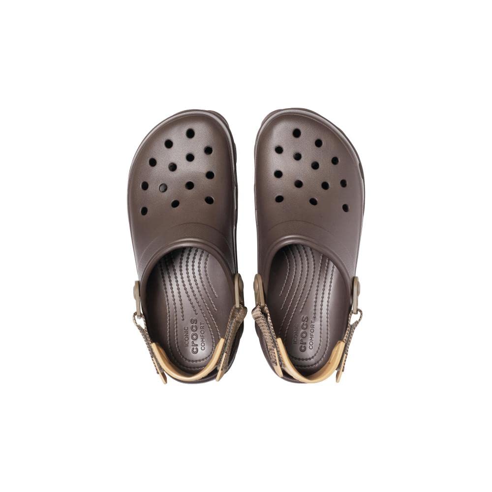 Crocs Unisex-Adult Classic All Terrain Clogs - Comfortable Waterproof Slip-On Shoes for Men & Women - Perfect for Hiking, Beach, Garden & Outdoor Activities