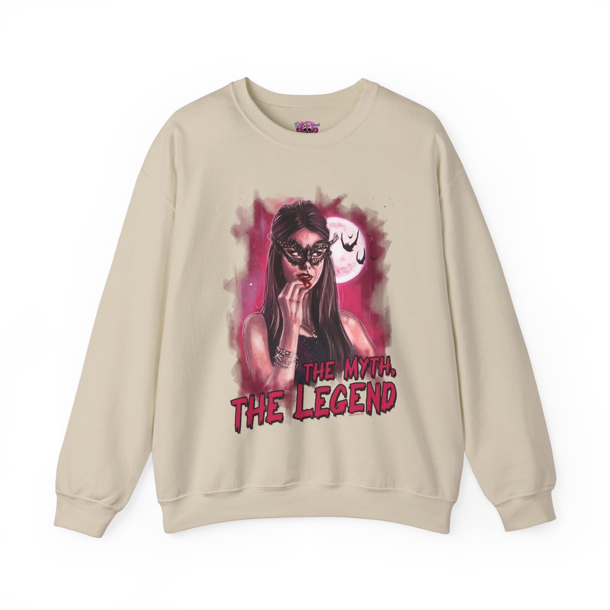 The Myth, The Legend Crewneck Sweatshirt - Vintage Inspired Unisex Pullover for Casual Wear & Street Style