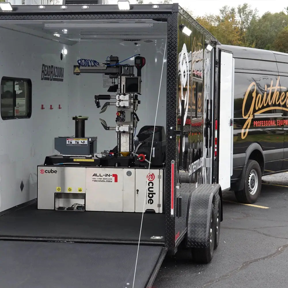 Ecube GEN4 Mobile Tire Service System - Portable Tire Repair Kit for Cars, Trucks & SUVs - On-the-Go Flat Tire Fix for Roadside Emergencies & Off-Road Adventures