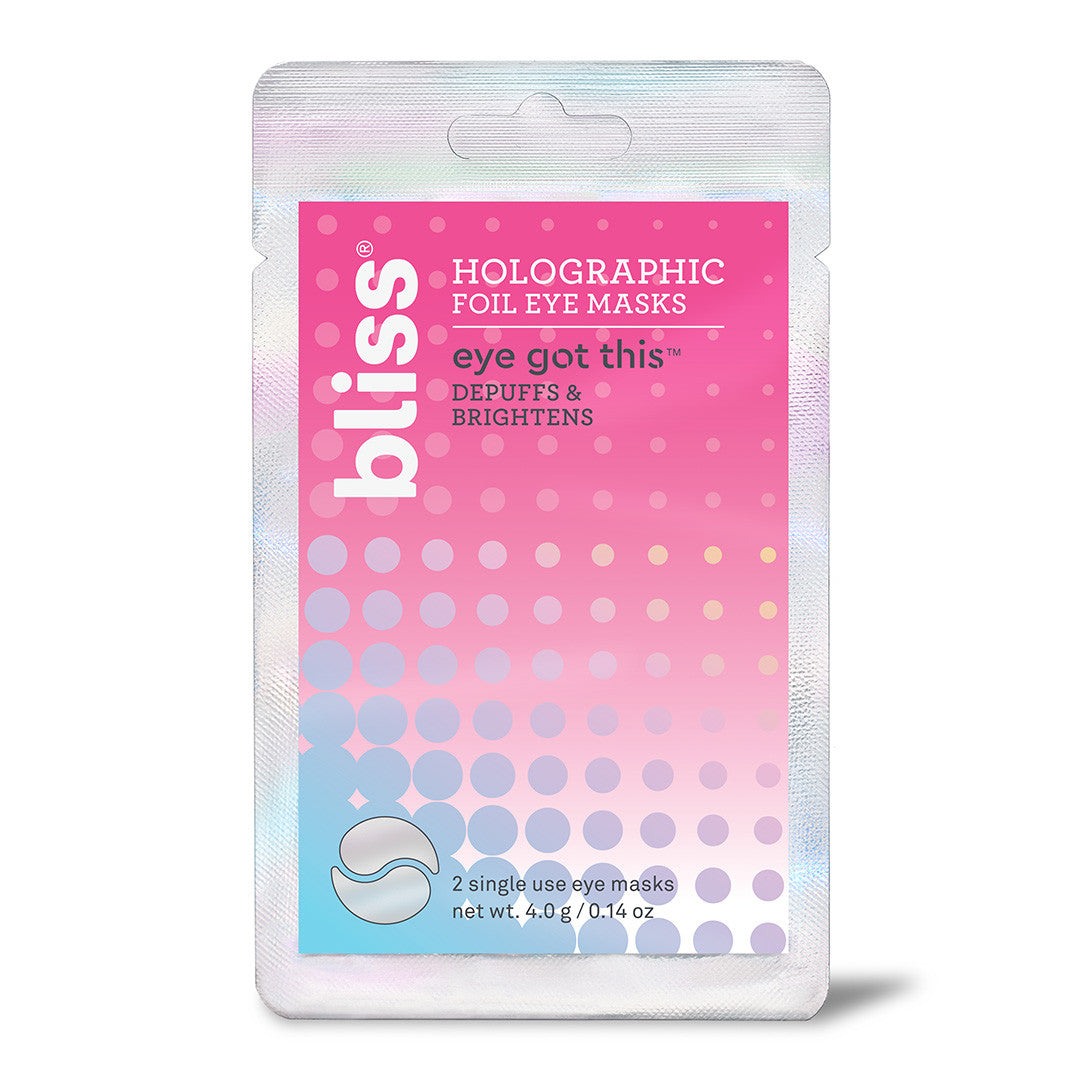 Holographic Foil Eye Masks for Puffy Eyes - Rejuvenating & Cooling Under Eye Patches for Dark Circles & Wrinkles - Perfect for Spa Nights, Self-Care Routines & Travel Skincare