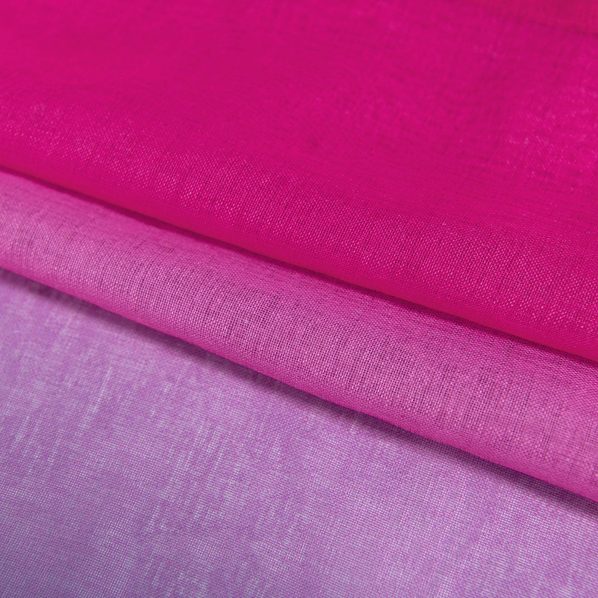 Pink and Purple Ombre Sheer Curtains for Girls Bedroom - 2 Panels Set, 84 Inch Length, Cute Princess Style for Kids Nursery & Teen Room Decor - Perfect for Windows, Dorm, Playroom & Princess-Themed Parties