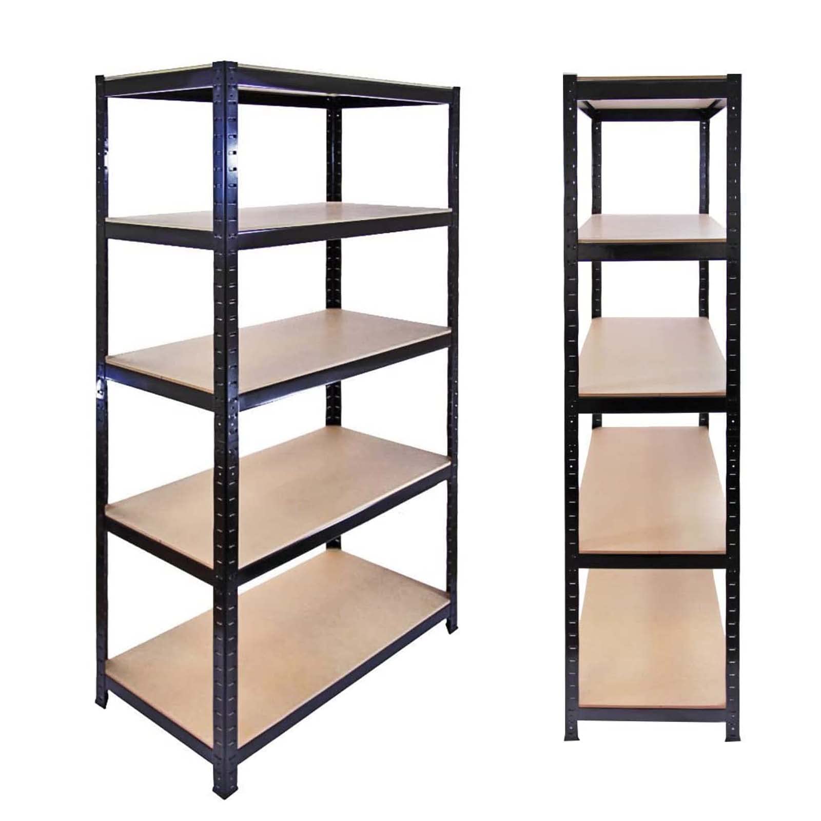 5-Tier Heavy Duty Metal Shelving Unit - Adjustable Garage Storage Rack, 40
