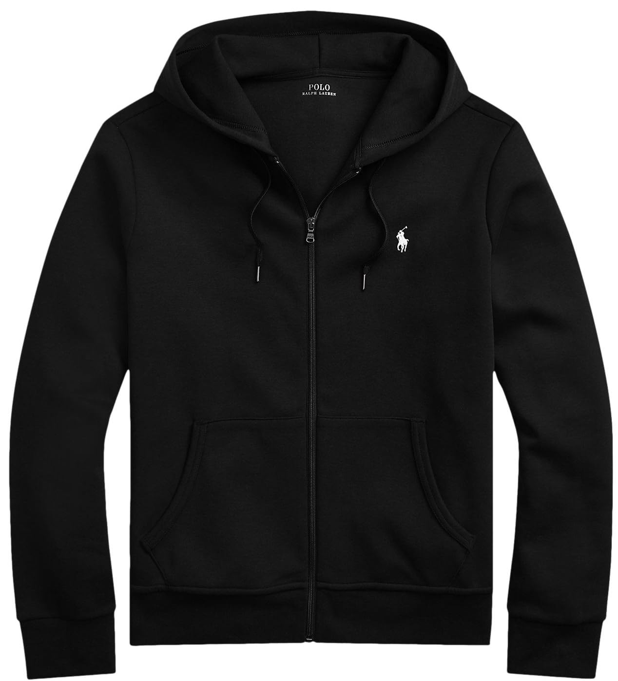POLO RALPH LAUREN Men's Double-Knit Full-Zip Hoodie Jacket - Lightweight Casual Pullover for Everyday Wear, Gym & Outdoor Activities