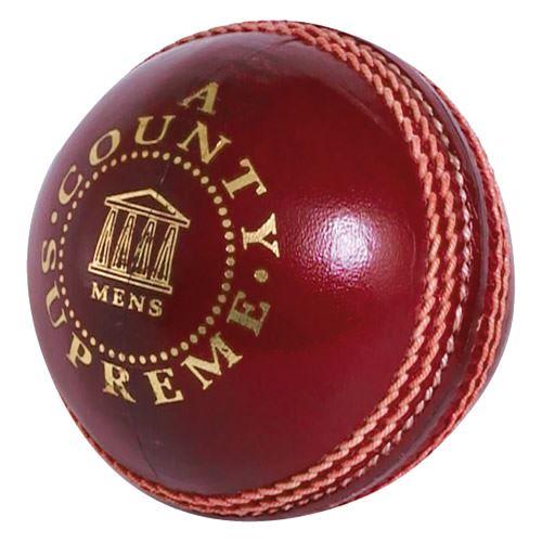 Premium Cricket Ball - Readers County Supreme for Professional & Recreational Play - Perfect for Matches, Training & Backyard Games