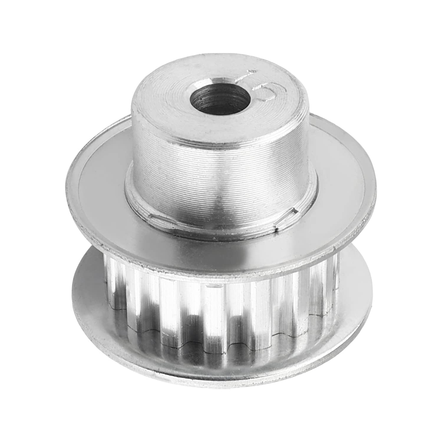 Heyiarbeit 16 Teeth Timing Belt Pulley - 6mm Bore Aluminum Alloy Flange Synchronous Wheel for 3D Printer & CNC Machines - Compatible with 11mm Belt | Perfect for DIY Projects, Robotics, and Industrial Automation