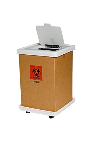 Heavy Duty 4 Wheel Dolly Cart for Moving Boxes - White Utility Dolly for Corrugated Cardboard Boxes | Perfect for Warehouse, Home Moving & Office Storage Organization