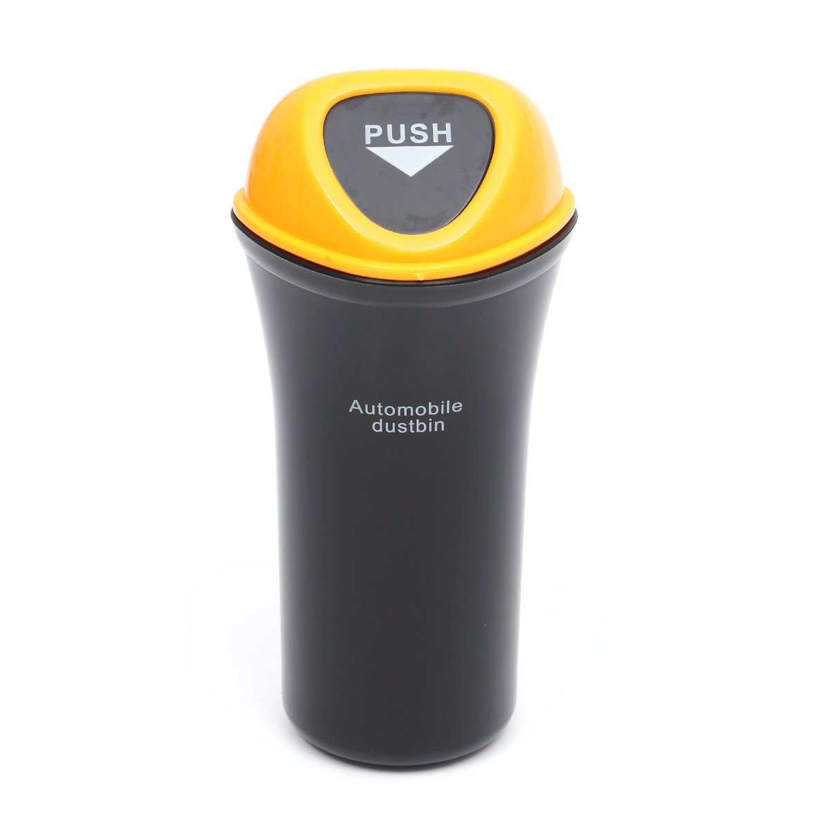 Leakproof Car Trash Can - Auto Vehicle Garbage Bin with Lid, Yellow (for Sedan, SUV, Truck & Road Trip Essentials)
