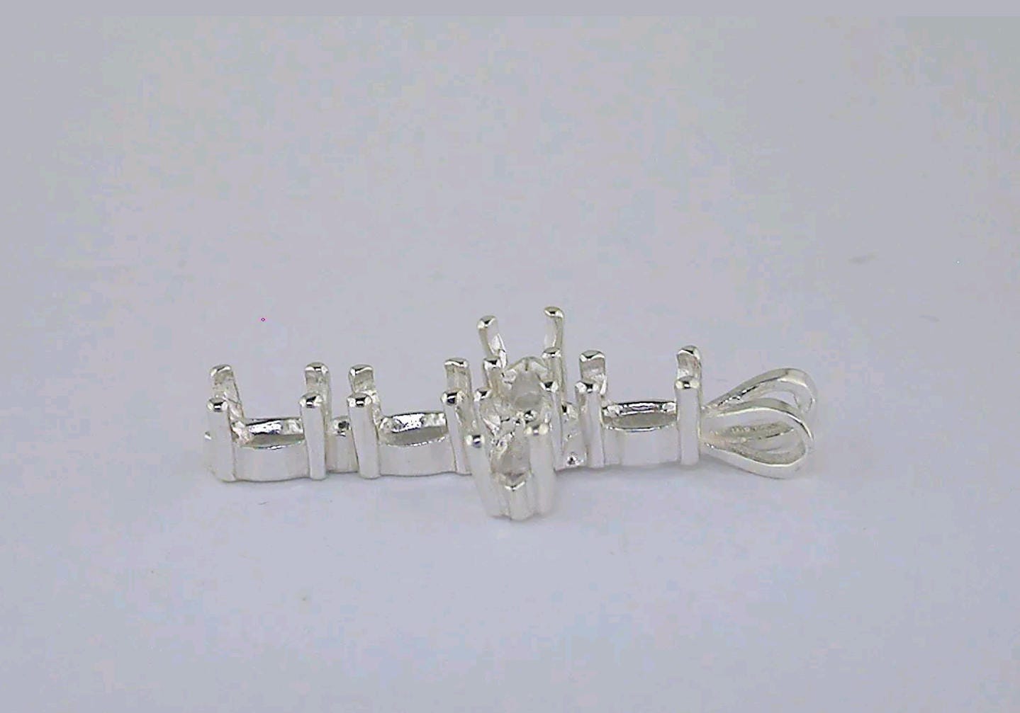 Solid Sterling Silver or 14K White/Yellow Gold Marquise Cross Pendant with Multi Stone Accents - Handcrafted in USA | Perfect for Gifts, Religious Jewelry & Everyday Wear