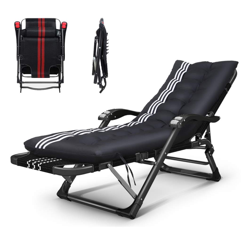 Premium Zero Gravity Reclining Lounge Chair with Oversized Padded Cushion - Foldable Patio Sun Lounger for Beach, Poolside & Backyard Relaxation | Heavy-Duty Outdoor Furniture for Ultimate Comfort