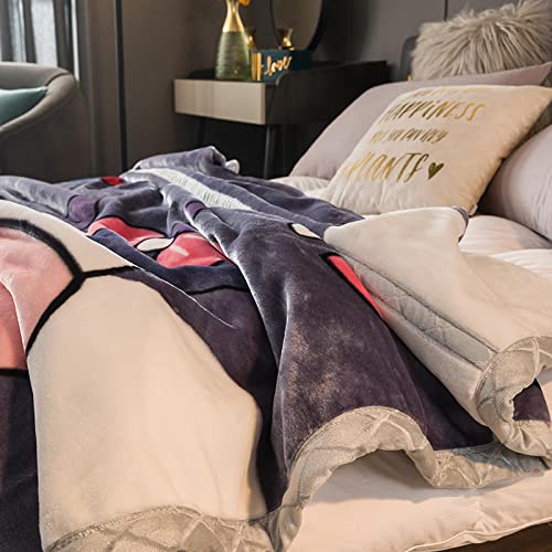 Premium Korean Mink Blanket - Heavyweight 2-Ply Fleece Blanket (60