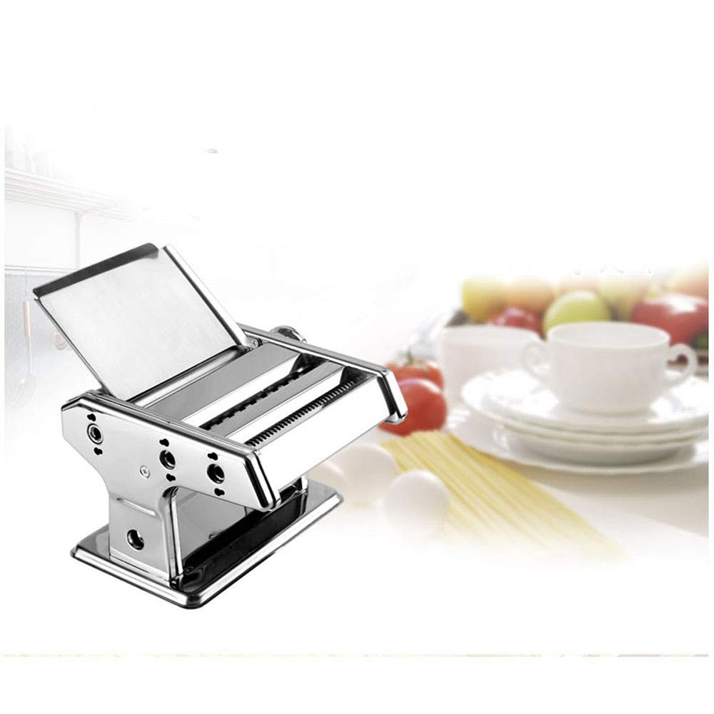 Premium Stainless Steel Manual Pasta Maker - Hand Crank Noodle Machine for Homemade Pasta, Spaghetti & Vegetable Noodles | Perfect for Italian Cuisine, Healthy Eating & Family Cooking