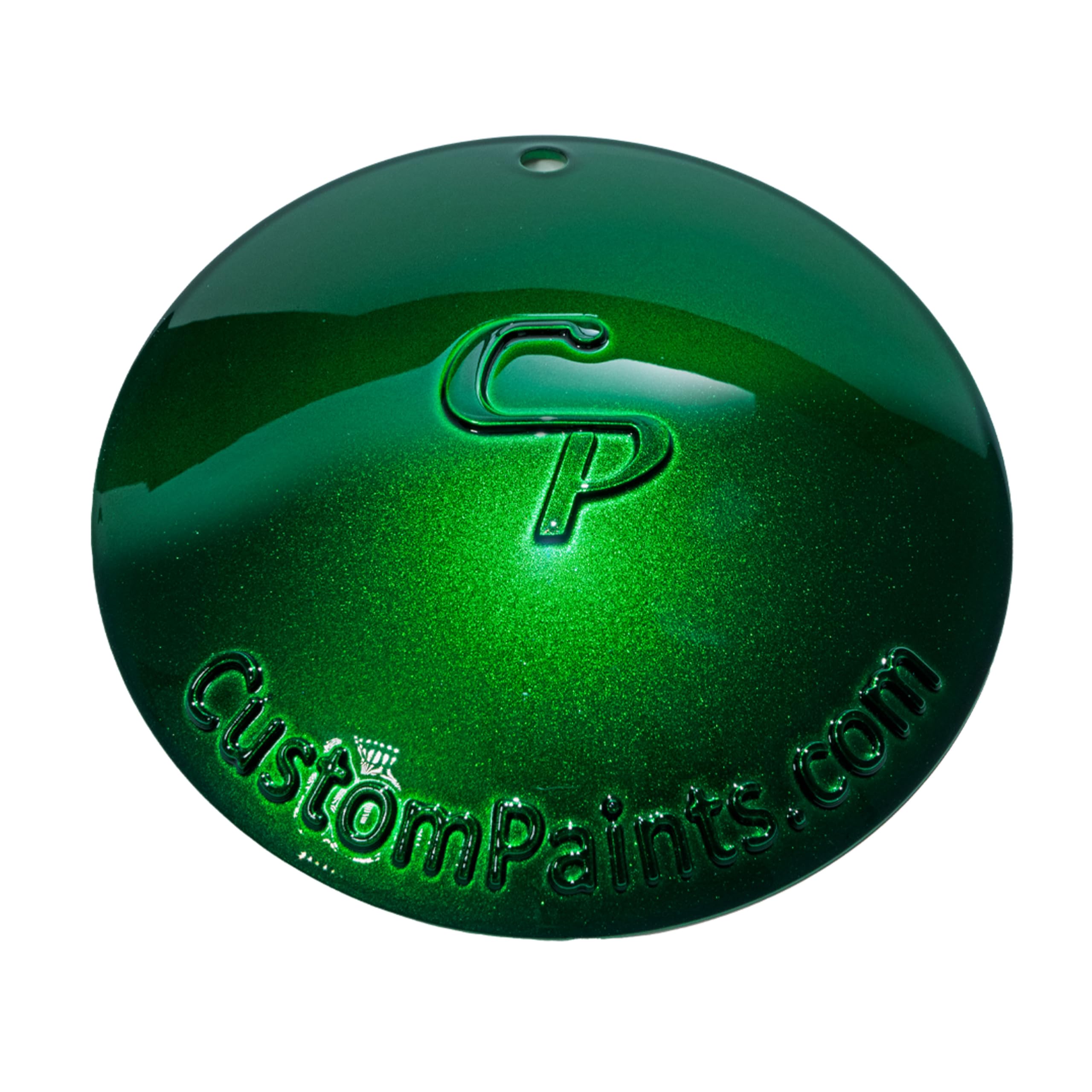 Kustom Canz 5oz Aerosol Spray Paint - Candy Emerald Green Urethane Base Coat for Automotive, Motorcycle & DIY Projects | High Gloss Finish for Custom Paint Jobs