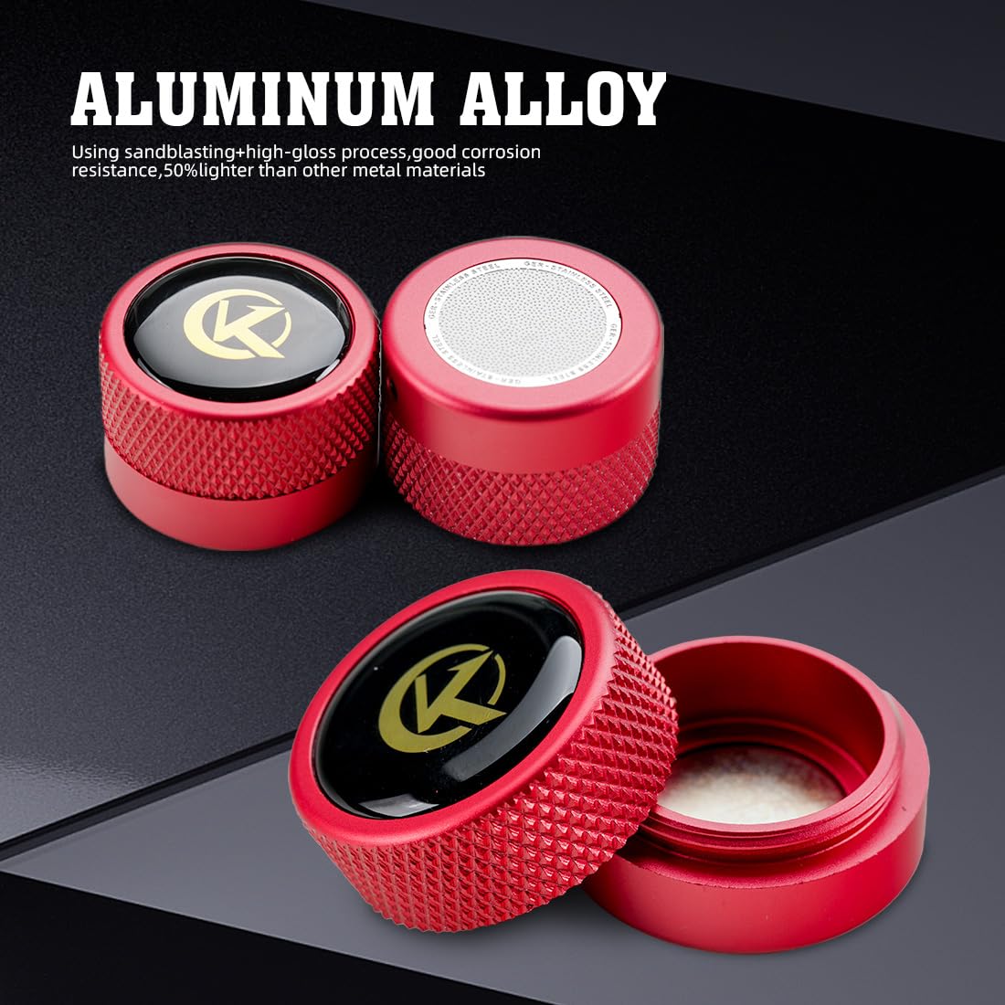 Premium Magnetic Pool Cue Chalk Holder - Portable Metal Billiard Chalk Holder for Snooker & Pool Accessories (Round/Square Option) - Perfect for Home Game Rooms, Bars & Professional Tournaments