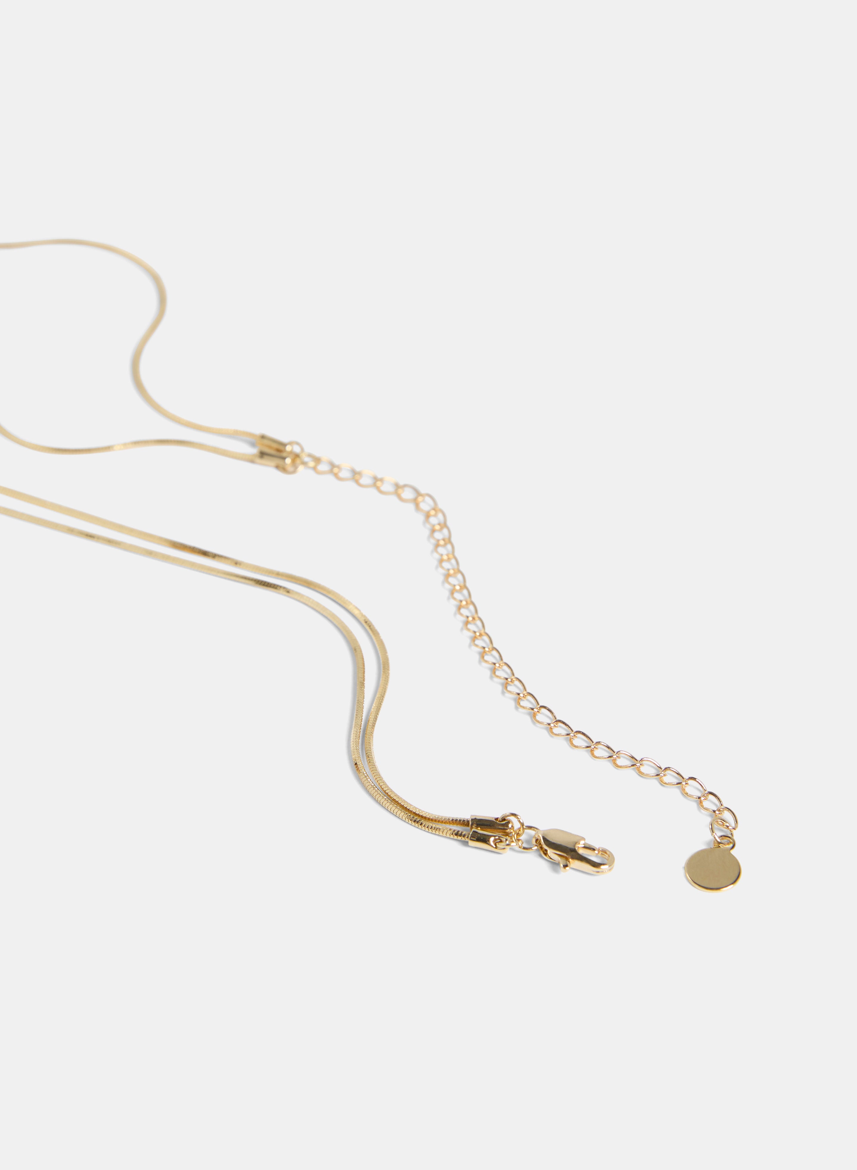 Elegant Double Row Pearl Insert Necklace for Women - Perfect for Weddings, Parties & Special Occasions