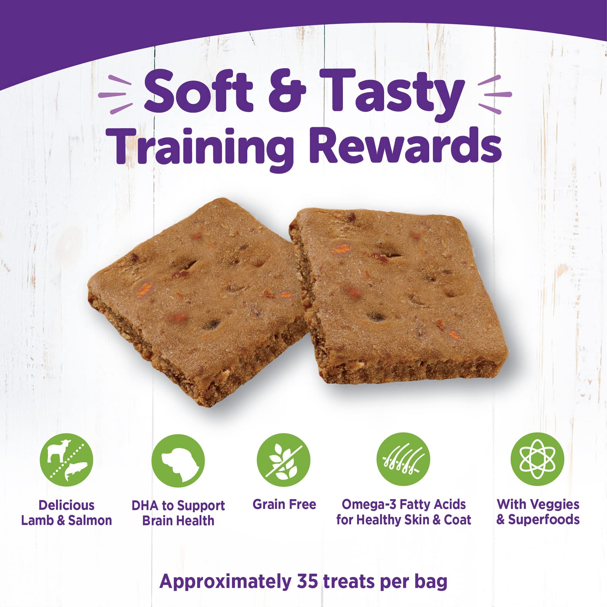 Premium Wellness Dog Food & Treats Bundle - Complete Health Dry Food (Whitefish, 5lb) + Rewarding Life Soft Treats (Lamb & Salmon) | High-Protein Nutrition for Adult Dogs | Perfect for Training, Rewards & Daily Meals