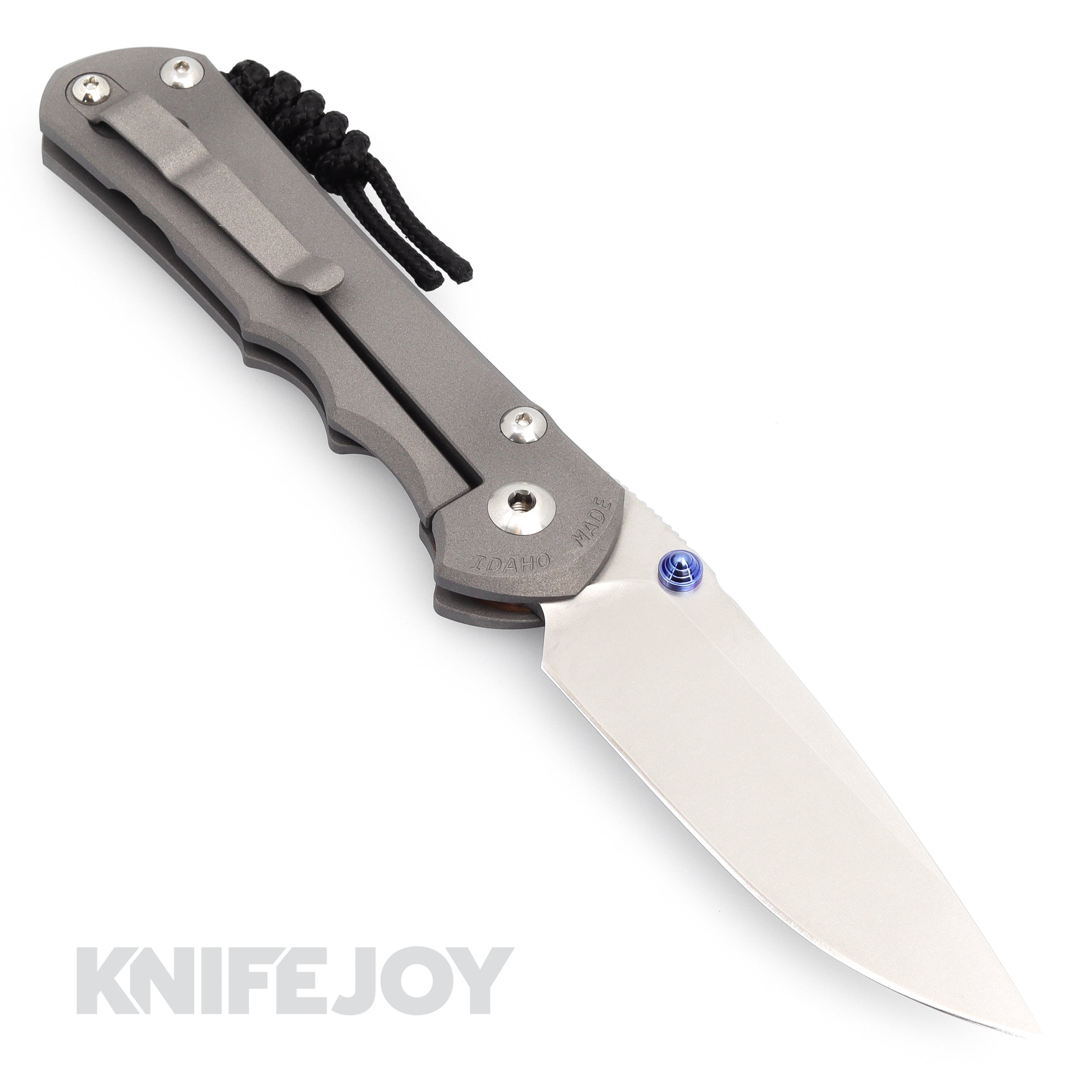 Chris Reeve Knives Large Inkosi Plain Drop Point Magnacut Blade with Titanium Handles - Premium EDC Folding Knife for Outdoor Camping, Hunting & Survival Gear