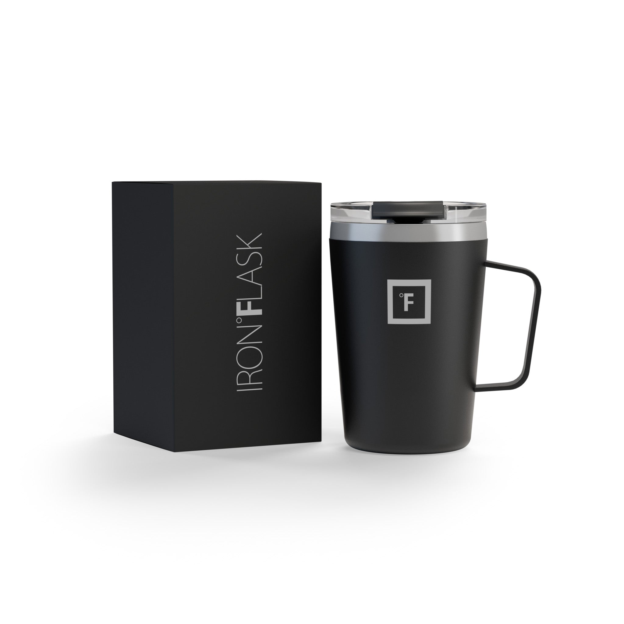 12 Oz Non-Slip Grip Coffee Mug - Insulated Travel Mug for Hot & Cold Drinks - Perfect for Office, Commute, Camping & Outdoor Activities