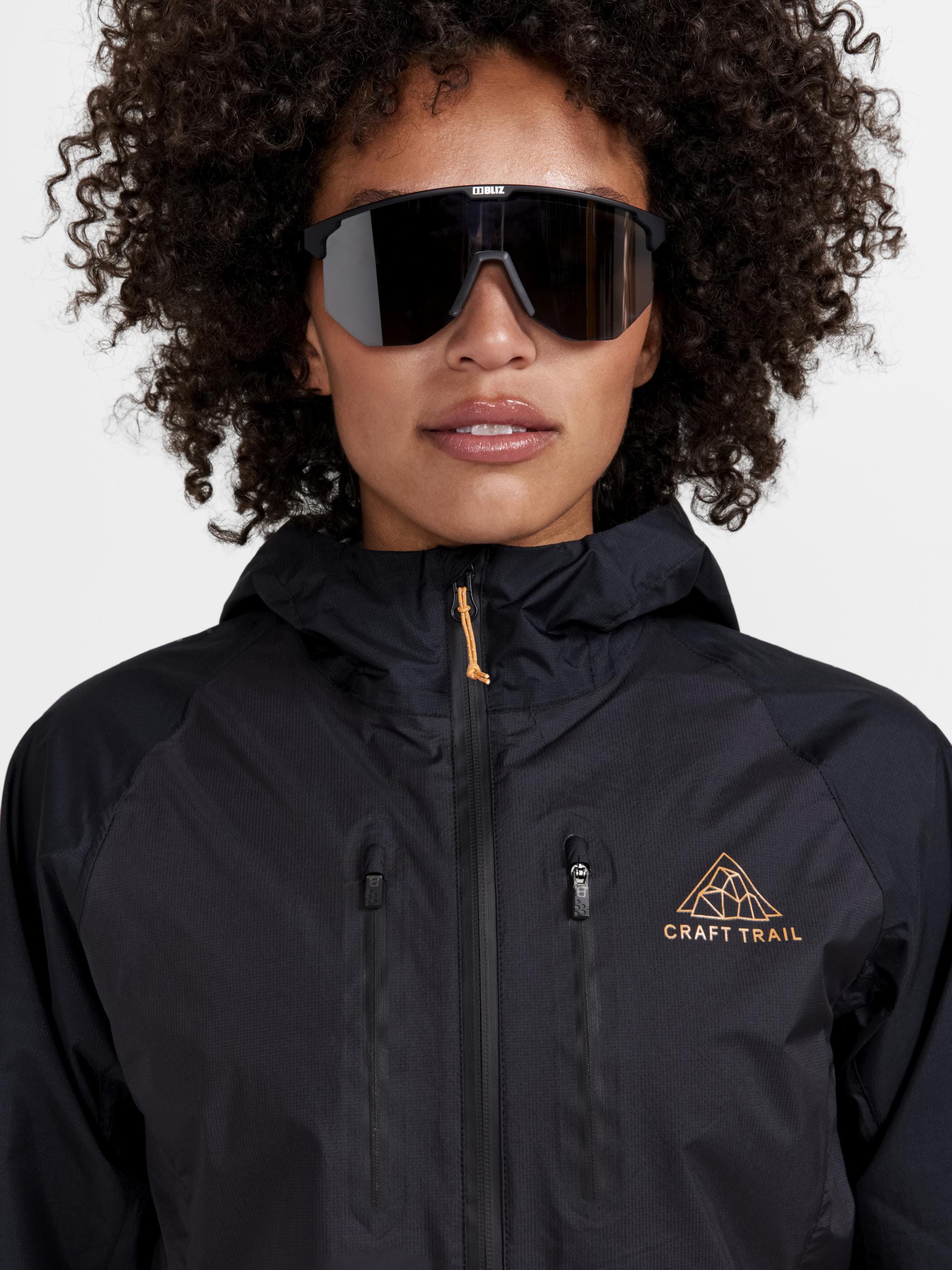 Women's Lightweight Trail Running Jacket - Breathable Waterproof Windbreaker for Hiking & Outdoor Activities