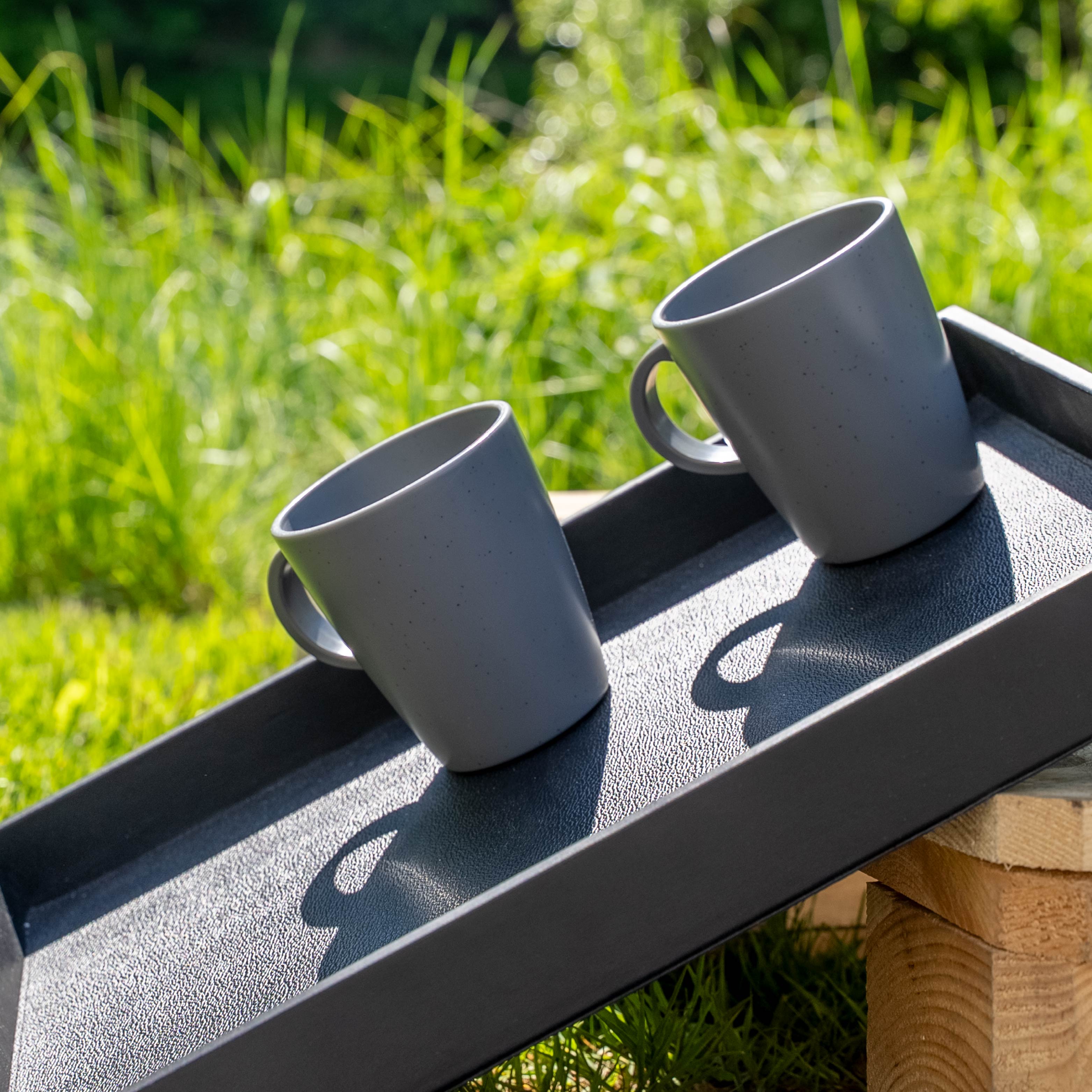 DOLOMIT GREY Magnetic Plastic Cups - Strong Hold, Durable & Stylish for Office, Home, or Outdoor Use