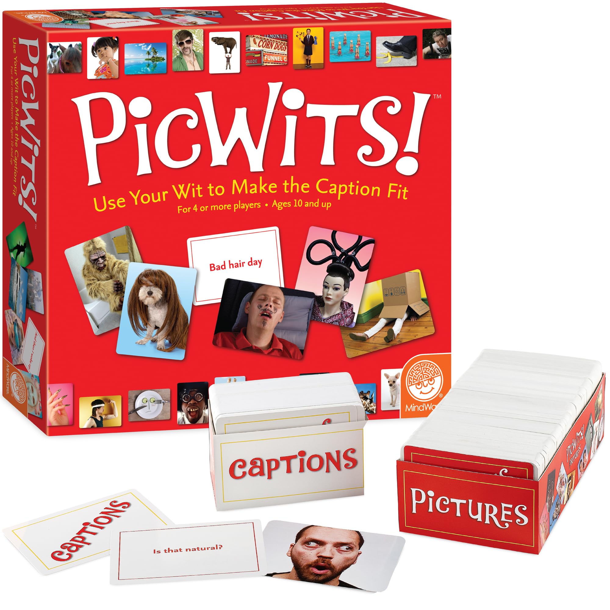 MindWare PicWits! Fun Family Board Game for Kids & Adults - Perfect for Parties, Game Nights & Family Gatherings