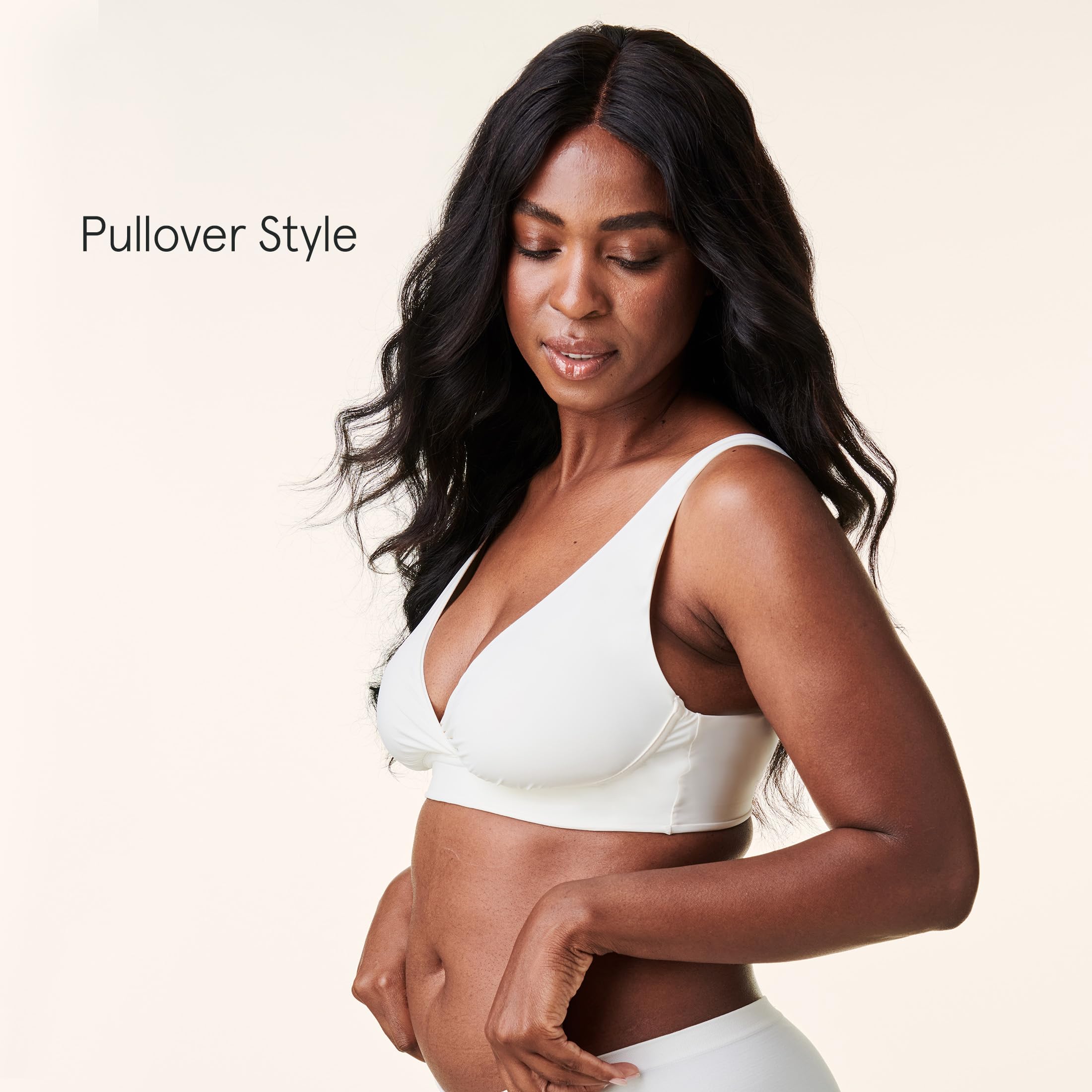 Bravado Designs Women's Wireless Nursing Bra - Comfortable Maternity & Sleep Bra for Breastfeeding - Perfect for Nighttime Nursing, Lounging & Postpartum Comfort