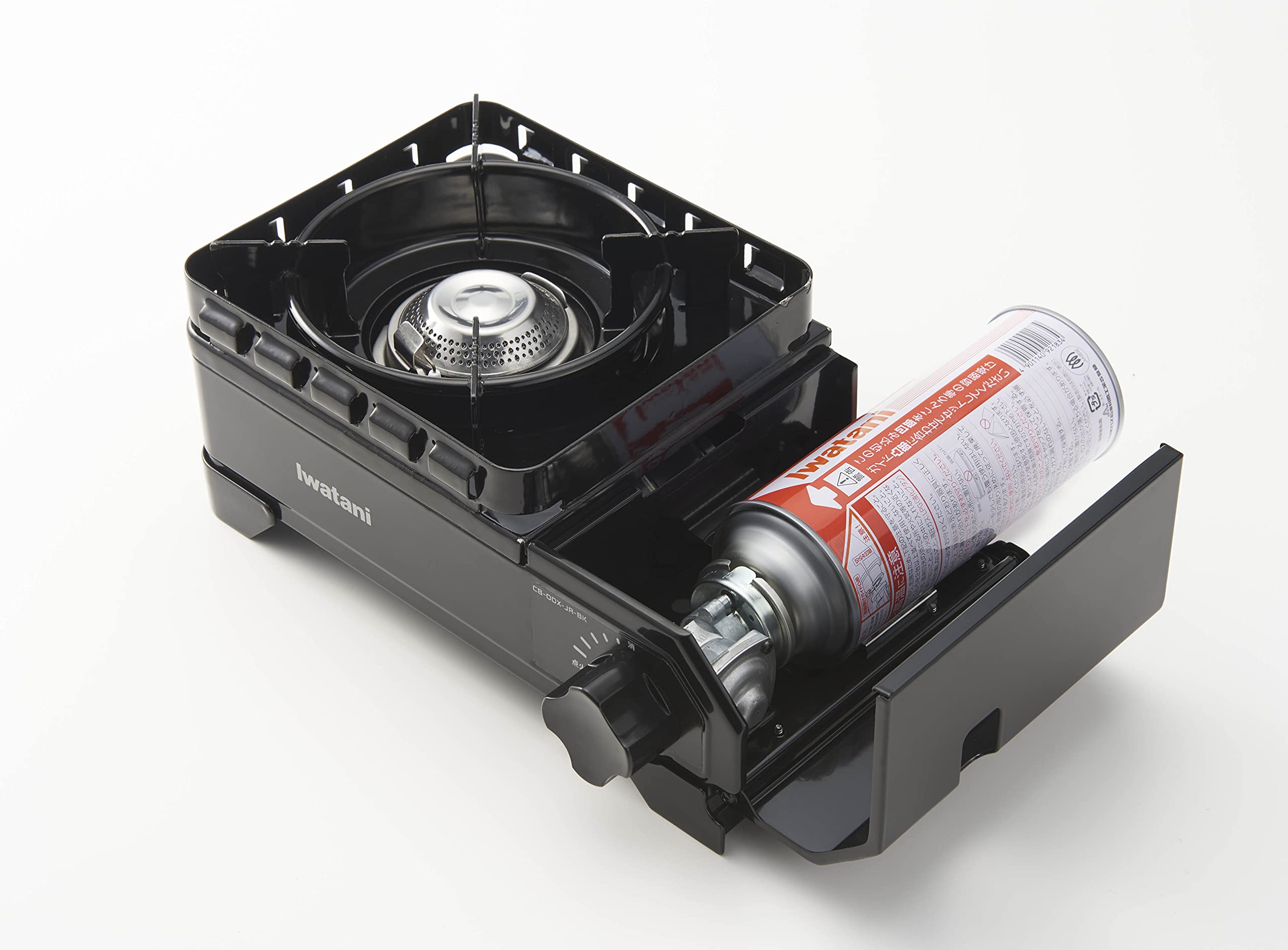 Iwatani Cassette Stove - Portable Gas Burner for Outdoor Cooking | Japanese-Made Gas Tough Maru Jr | Compatible with Dutch Oven - Perfect for Camping, Picnics & Emergency Cooking