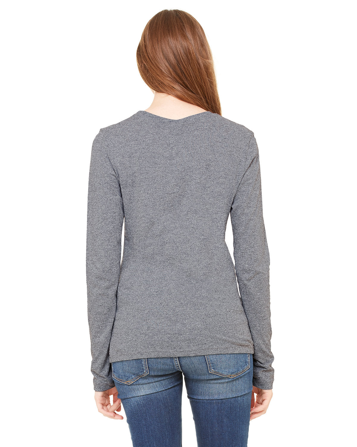 Bella + Canvas B6500 Women's Long Sleeve Jersey T-Shirt - Soft Cotton Comfort Fit for Casual Wear, Layering & Everyday Outfits