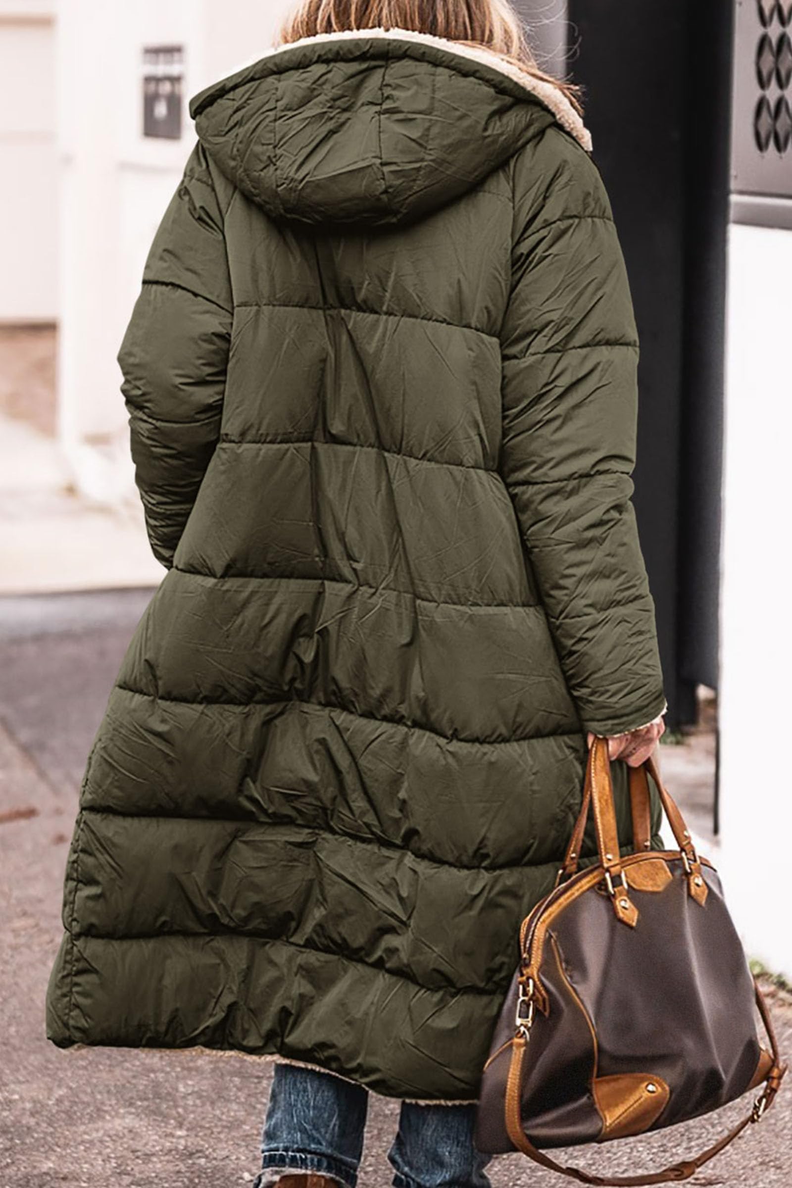 PRETTYGARDEN Women's 2025 Winter Fashion Oversized Shearling Fleece Long Coat Jacket - Warm Winter Outerwear for Casual Outings, Work & Travel