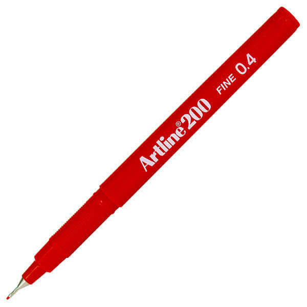 Artline 200 Fineliner Pen Set - 0.4mm Ultra Fine Tip Black Ink Markers for Drawing, Sketching & Note Taking - Perfect for Artists, Students & Office Use