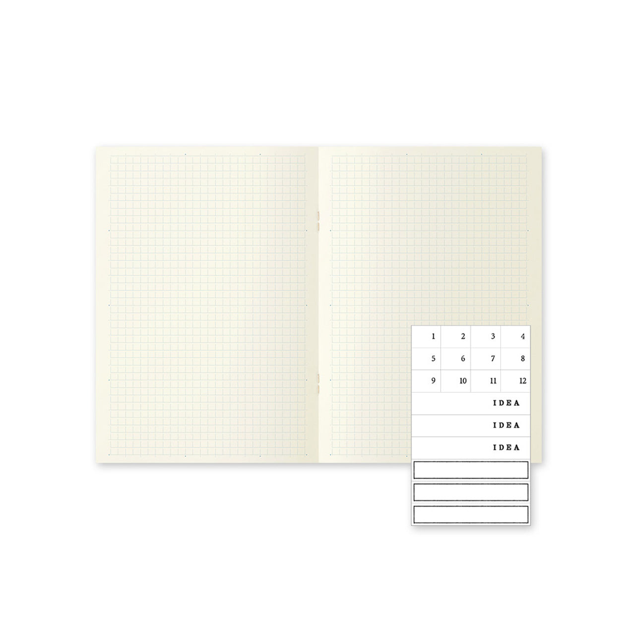 MD Notebook Light A5 - Slim & Portable Journal for Writing, Sketching, and Note Taking - Perfect for Students, Office, and Travel Use