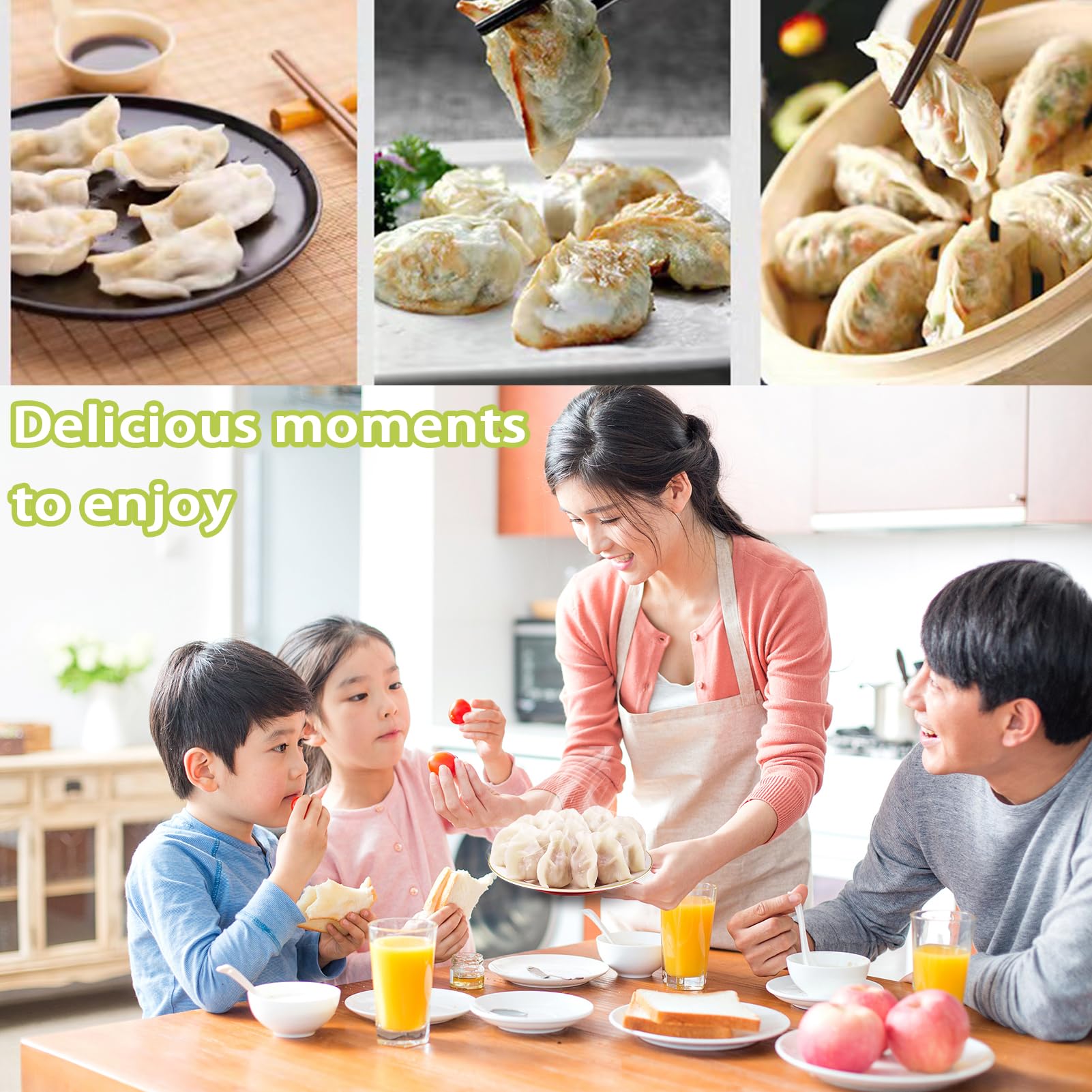Empanada Maker Press Set with Dough Cutter - 2 Sizes (4