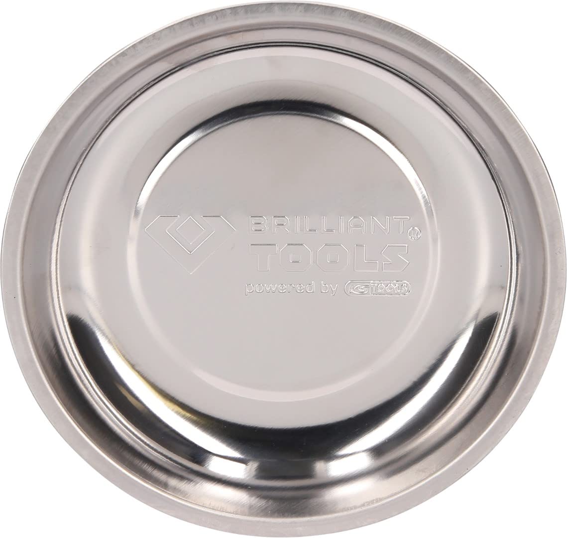 BT691160 Stainless Steel Magnetic Tray 15cm - Ideal for Workshop & DIY