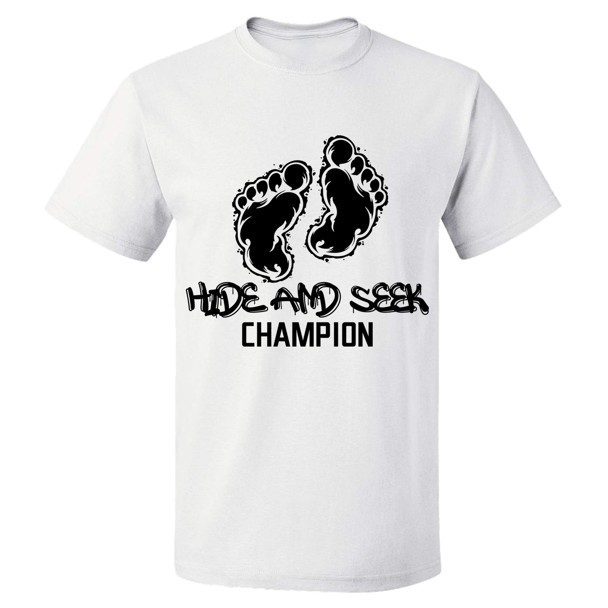 Men's Slim Fit T-Shirt - Hide and Seek Champion Design - Custom Short Sleeve Casual Shirt - Multi Color Options - Perfect for Gaming, Parties & Everyday Wear