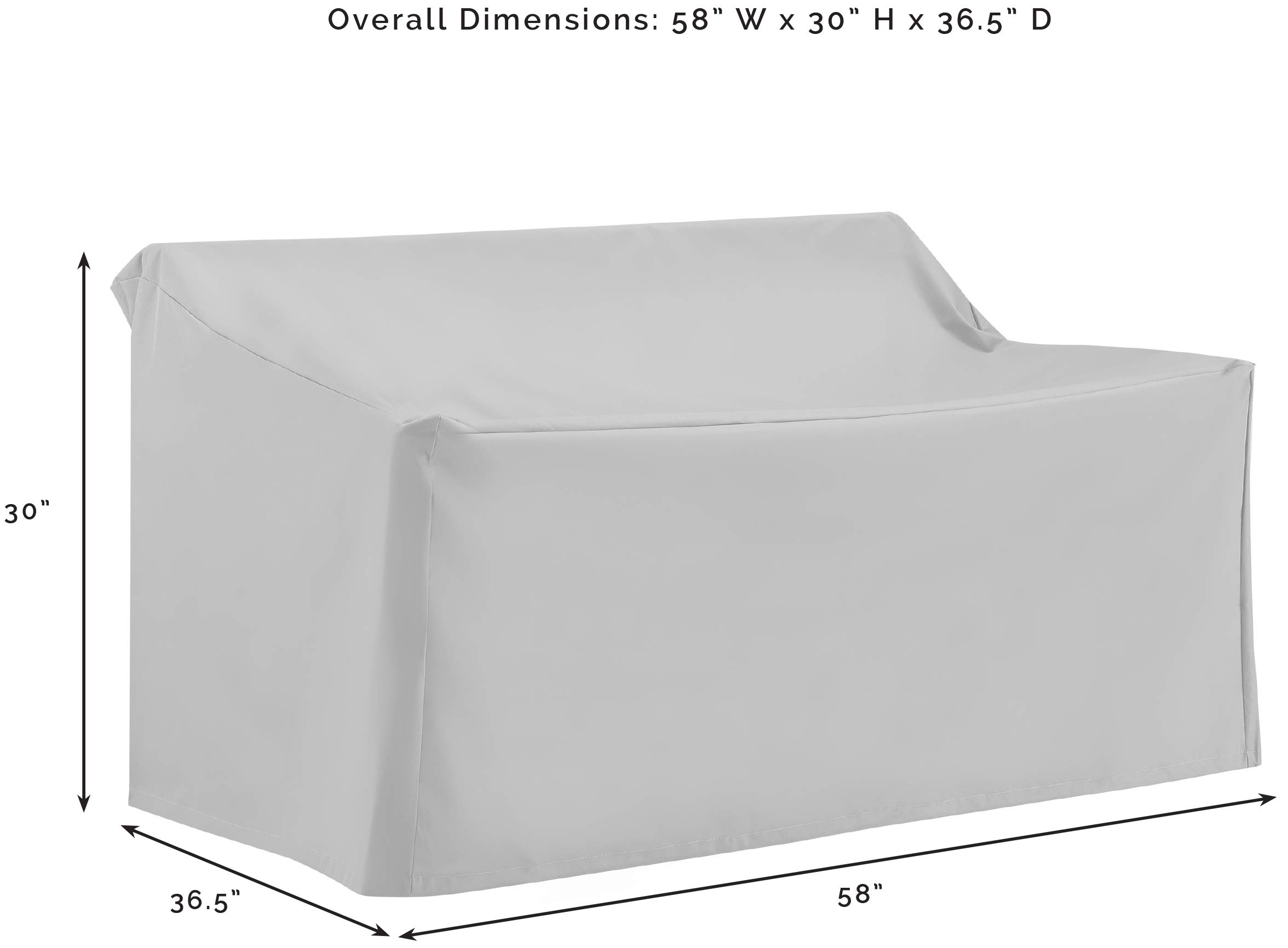 Waterproof 3-Piece Outdoor Furniture Cover Set for Patio Chairs & Loveseat - All-Weather Protection, Gray | Perfect for Backyard, Deck, Garden & Poolside Use