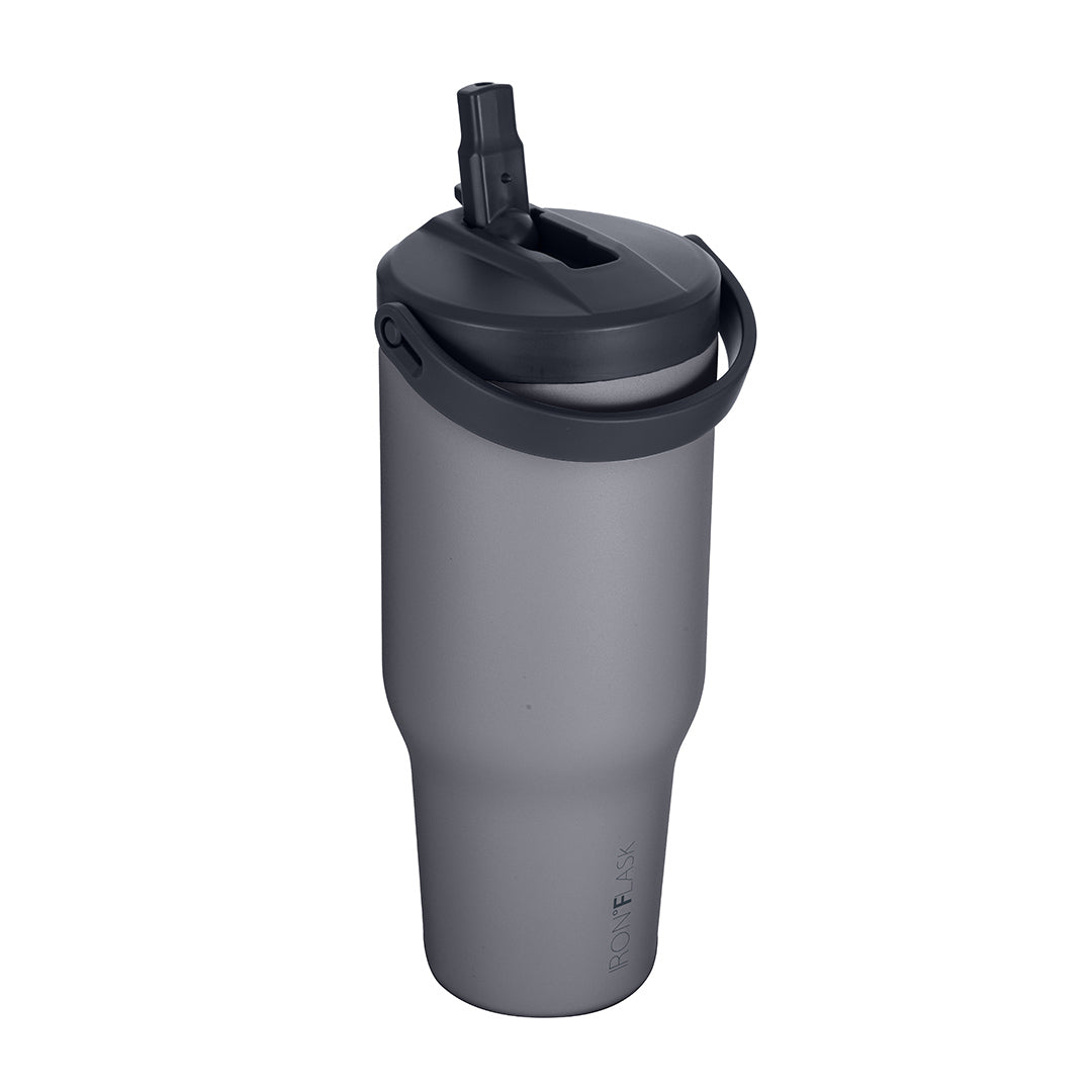 30 Oz Sidekick Insulated Stainless Steel Water Bottle with Straw Lid - Leakproof & Sweatproof - Keep Drinks Cold 24Hrs/Hot 12Hrs - Perfect for Gym, Hiking, Travel & Office Use