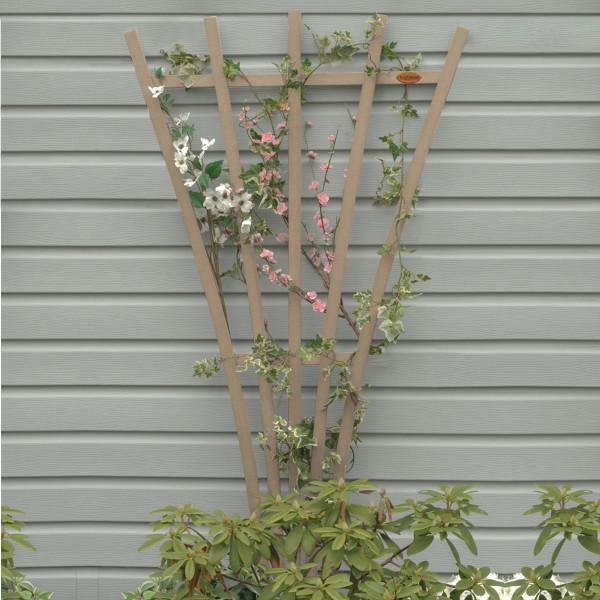 Eco-Friendly Hartford Fan Trellis - Durable Garden Climbing Plant Support for Vines, Flowers & Vegetables | Perfect for Outdoor Gardens, Balconies & Greenhouses